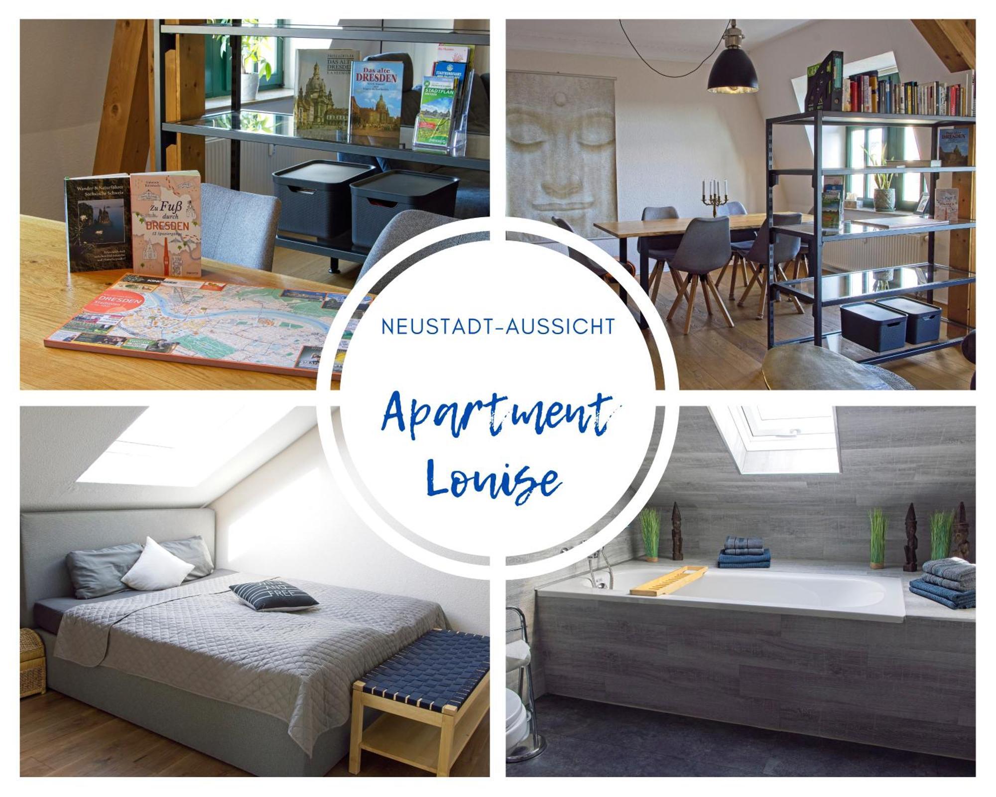 Neustadt-Aussicht - Grosse Wohnung Mit Balkon Dresde Exterior foto